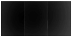 Conjunto de sala de jantar 5 pcs Cinza claro e preto