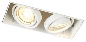 LED Foco de encastrar branco 2-lâmpadas-Wifi-GU10-trimless - ONEON 2 Moderno