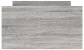 Estrutura de cama com gavetas 100x200 cm cinzento sonoma