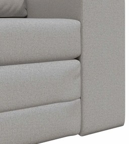 Sofá-Cama de Chão 2-em-1 Cinzento Nuvem 98x71x83 cm Tecido