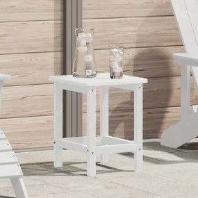 vidaXL Mesa Lateral Adirondack Branca 38x38x45 cm HDPE
