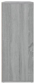 Aparador 60x30x75 cm derivados de madeira cinzento sonoma