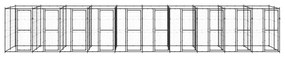 Canil de exterior 24,2 m² aço