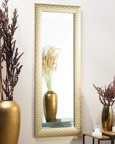 Espelho de parede dourado 50 x 130 cm ANTIBES Beliani