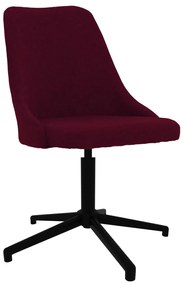 vidaXL Cadeira de escritório giratória tecido roxo