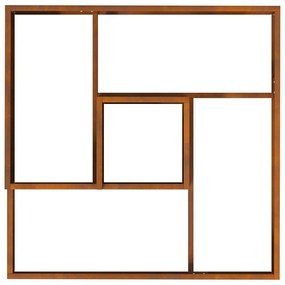 Plantadeira 80x80x50 cm Aço Resistente ao Tempo