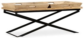 Mesa de centro madeira de mangueira maciça 110x55x42 cm