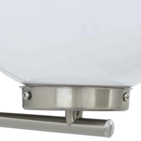 Luz de Parede Externa vidaXL 2 pcs Aço Inoxidável Prata IP44