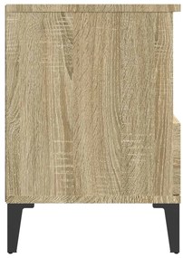 Mesas de cabeceira 2 pcs 40x35x50 cm carvalho sonoma