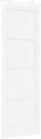 Porta Deslizante vidaXL com Conjunto de Acessórios Branca 78x232 cm Ma