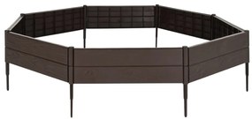 Canteiro elevado 120x120x20 cm polipropileno