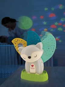 Luz de presença com projetor Musical, Raposa 2 em 1 - INFANTINO multicolor