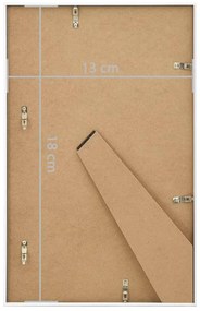 Molduras para mesa 3 pcs 13x18 cm MDF branco