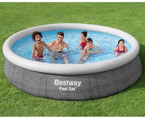 Conjunto de piscina redonda 366x76 cm