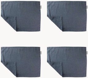 Individuais de mesa em linho Wild Clematis, conjunto de 4