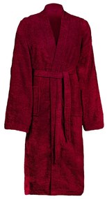 vidaXL Roupão de banho KINN Vermelho S Algodão