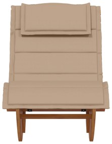 Espreguiçadeiras de Balanço com Almofadas 2 pcs Madeira Sólida de Acác