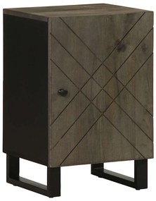Armário de casa de banho 38x33x58 cm mangueira maciça preto
