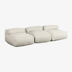 Sofá Modular Dojans De 3 Peças Beige Semoline - Sklum