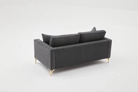 Sofá de 2 Lugares Berlin – Antracite – 180 cm