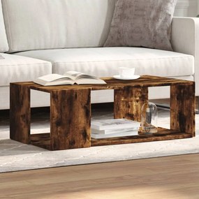 Mesa de centro 89,5x48x30 cm derivados madeira carvalho fumado