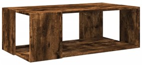 Mesa de centro 89,5x48x30 cm derivados madeira carvalho fumado