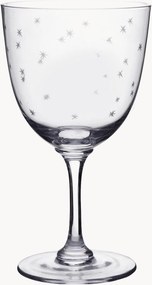 Copos de vinho em cristal artesanal Stars, conjunto de 2
