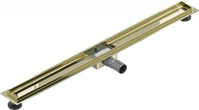 Mexen Flat corpo para ralo linear 100 cm, dourado - 1515100