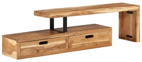 vidaXL Suporte de TV (118-200)x30x40 cm Madeira Maciça de Acácia