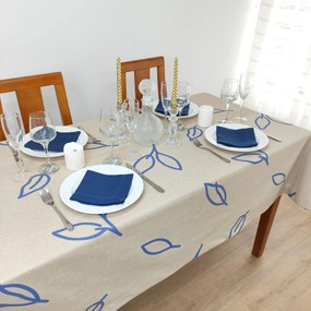 Toalha de Mesa Blue Leafs