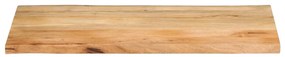 Tampo de mesa c/ borda viva 110x60x2,5 cm mangueira maciça