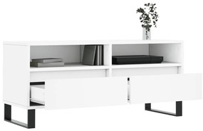 Móvel de TV 100x34,5x44,5 cm derivados de madeira branco