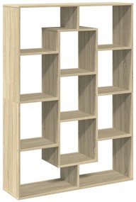 Estante 102x29x143 cm derivados madeira cor carvalho sonoma