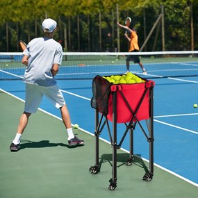 Conjunto de raquetes de badminton ajustáveis de 10/14 pés com bolsa de transporte portátil - 14 pés