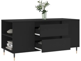 Mesa de centro 102x44,5x50 cm derivados de madeira preto