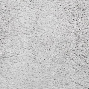 Tapete pelo curto macio e lavável HUARTE Ø 160 cm cinzento