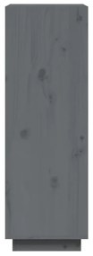 Estante/divisória 60x35x103 cm pinho maciço cinzento