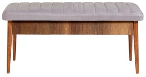 Conjunto de Mesa de Jantar Extensível e Cadeiras Vina – Nogueira – Mes