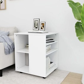 Móvel com rodas 60x53x72 cm derivados de madeira branco