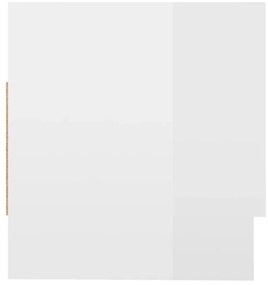 Roupeiro 70x32,5x35 cm derivados de madeira branco brilhante