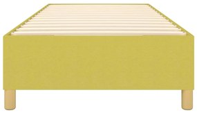 Estrutura de cama sem colchão 100x200 cm tecido verde