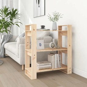 vidaXL Estante/Divisória de Ambiente 80x35x91 cm Madeira Maciça Pinho