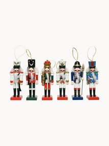 Ornamentos de Natal Nutcracker, conjunto de 6