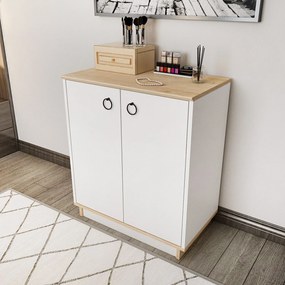 Console Nuanse – Branco Carvalho – 72x83,1x42 cm