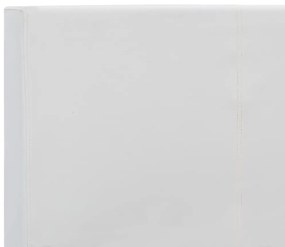 Estrutura de cama em couro artificial 180x200 cm branco