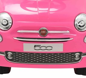 Carro de passeio Fiat 500 rosa