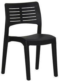 Cadeiras de jardim 2 pcs polipropileno antracite