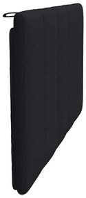 Almofadão de cabeceira 100 cm tecido preto