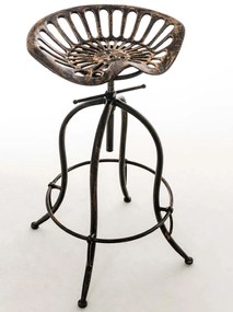Banco de bar Mimosa 43 x 74-94 x 43 cm Bronze