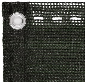 Tela de varanda 90x600 cm PEAD verde-escuro